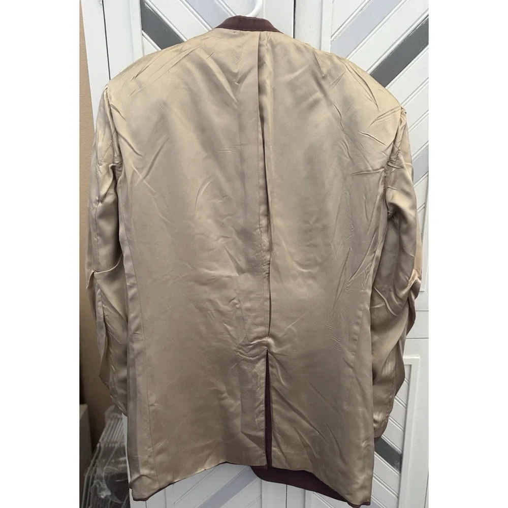 Hart Schaffner Marx Men's 42XL Jack Nicklaus Golden‎ Bear Maroon Sport Coat